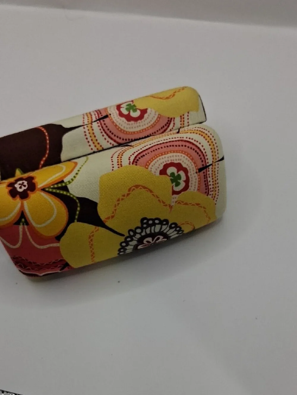 Vera Bradley Floral Eyewear Case - Yellow Pink Multi